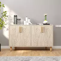 Konsolė, Hanah Home, Rodney, travertinas, 120 x 73,6 x 29,6