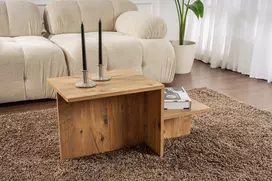 Kavos staliukas, Hanah Home, Harmony, Atlanto pušis, 80 x 40 x 40