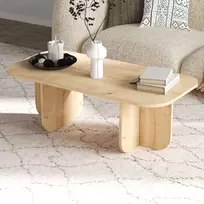 Kavos staliukas, Hanah Home, Becaj, Sapphire Oak, 120 x 41,4 x 60