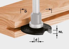 Diskinė griovelių freza (be frezos koto) Festool; 40 mm; 2 mm
