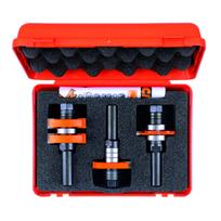 Frezų rinkinys CMT adjustable & groove; 1/2'' (12,7 mm); 3 dalys