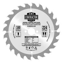 Pjovimo diskas medienai CMT Contractor; 216x2,4x30; Z48; -5°