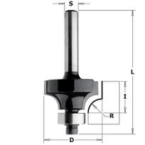 Apvalinimo freza CMT Contractor K938-222; R=4,8; S=8; D=22,2 mm; su guoliu