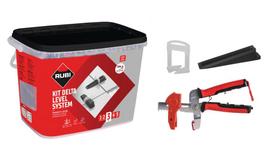 Plytelių nyveliavimo komplektas Rubi DELTA LEVEL SYSTEM; 3-12 mm; 2 mm; 100 vnt.