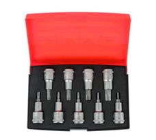 Galvučių komplektas Bahco S9TORX; 1/2''; T20-T60; 9 vnt.