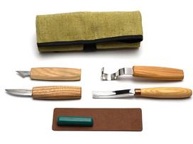Drožinėjimo rinkinys BeaverCraft S49; 6 vnt.; šaukštų ir kitų medienos gaminių drožinėjimui