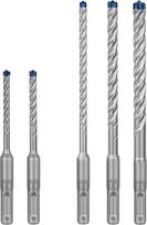 Grąžtų betonui rinkinys Bosch SDS-plus-7X; 5/6/6/8/10 mm; 5 vnt.