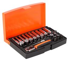 Įrankių komplektas Bahco SBSL25L; 1/4''; 37 vnt.