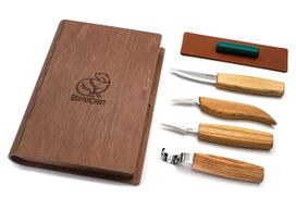 Drožinėjimo rinkinys BeaverCraft S09 Book; šaukštų ir kitų medienos gaminių drožinėjimui