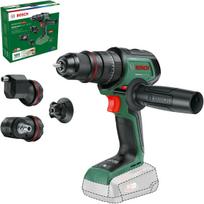 Suktuvas-gręžtuvas Bosch AdvancedDrill 18V-80 QuickSnap (be akumuliatoriaus ir pakrovėjo); su priedais