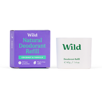 Wild Coconut & Vanilla Tepamas dezodorantas, 40 g Refill