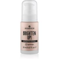 essence BRIGHTEN UP! Perfecting Primer skystoji makiažo bazė priemonės, naudojamos po makiažu atspalvis 01 Light Beige 20 ml