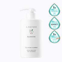 Švelnus prausiklis su hialurono rūgštimi visai šeimai "Blanche Cleanser", S.Nature, 260 ml
