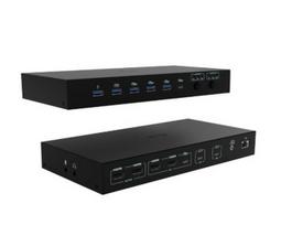 I-TEC USB-C KVM Docking station for 3 Hosts 2xHDMI 1xGLAN 1xUSB-C Gen2 3x USB-A Gen2 2x USB-A 1.1 1xAudio 1xMic PD 1x 92W/2x 65W