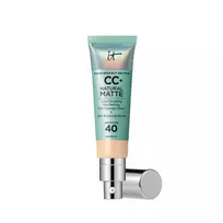 „It Cosmetics“ „CC Natural Matte“ kreminis makiažo pagrindas su SPF 40, atspalvis „Fair“, 32 ml