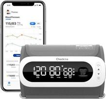 "CheckMe BP2A Nexus" "Bluetooth" kraujospūdžio matuoklis viršutinės rankos dalies 3 matavimų vidutinė belaidė manžetė (22-42 cm), suderinama su programėle (iOS/Android), didelis ekranas
