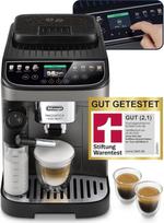 "De'Longhi Magnifica Evo Next" ECAM312.80.TB Visiškai automatinis kavos aparatas su 13 gėrimų (Cappuccino, Espresso, Latte Macchiato), 2,4 colio spalvotu TFT ekranu, "LatteCrema" pieno sistema, 2 puodelių funkcija