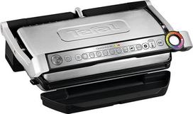 "Tefal OptiGrill XL GC722D" kontaktinis grilis (su XL grilio paviršiumi, plius modelis su papildomais temperatūros nustatymais, 2 000 W, automatinis kepimo būsenos rodymas, 9 iš anksto nustatytos programos) juodas / sidabrinis