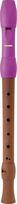 FLAUTA DULCE SOPRANO - Hohner (9586 1) Alegra Mixta (Digitacion Barroca) (2 Piezas) Boquilla Rosa