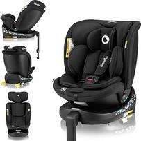 LIONELO NAVY i-Size 360 pasukama vaikiška kėdutė, 40-150 cm, 0+1 2 3 grupė, tvirtinama į priekį ir atgal, ISOFIX ir atraminė kojelė, reguliuojamas galvos ir nugaros atlošas, Dri-Seat įdėklas