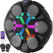 Muzikinis bokso aparatas, sportinis žaislas vaikams - sieninis "Bluetooth" taikinys su šviesomis ir garsu, dovana 3-12 metų berniukams ir mergaitėms