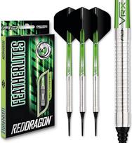 RED DRAGON Featherlite 15g minkštas antgalis su strėlių skrydžiais ir strėlių koteliais