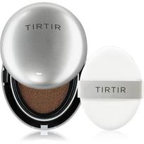 TIRTIR Mask Fit Aura Cushion Mini drėkinamasis makiažo pagrindas kempinėlėje skaistinamojo poveikio atspalvis 51N Fudge 4.5 g