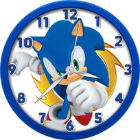 Vaikiškas sieninis laikrodis Sonic