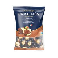 Šokoladiniai saldainiai su lazdynų riešutų kremo įdaru MAITRE TRUFFOUT PRALINÉS, 125 g