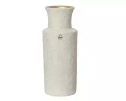 Keraminė vaza TERRACOTTA, kreminės sp., 15 x 40 cm