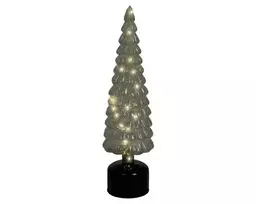 Elektrinė LED dekoracija LUMINEO EGLĖ, IP20, žalios sp., 3 x AA, 10 x 34 cm