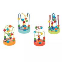 Tooky Toy: Medinė mini rutuliukų trasa - įvairios rūšys