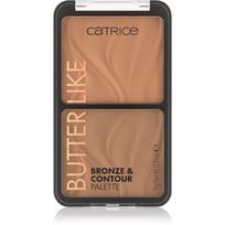 Catrice Butter Like Bronze & Contour kontūravimo priemonių paletė su bronzine pudra atspalvis 010 Born To Shape 9 g