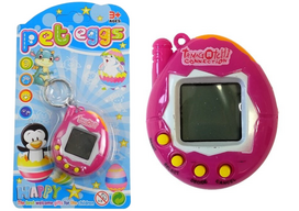 Lean Toys Elektroninis augintinis Tamagotchi, 5x6x2 cm, rožinis