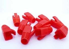 DATACOM RJ45 kištuko mova (CAT6A, CAT7) raudona (10 vnt.)