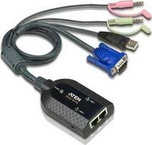 Jungiklis Aten ATEN KA7178 KVM adapteris, CPU modulis, VGA, USB, garsas, virtuali medija, dviguba išvestis