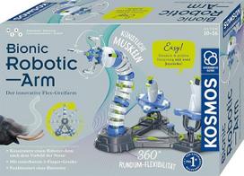 KOSMOS 621279 Bioninė robotinė ranka, naujoviška lanksti griebtuvo ranka, bioninių robotų rinkinys, įvadas į robotikos pasaulį, eksperimentų dėžutė vaikams nuo 10 metų