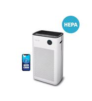 Oro valytuvas Clean Air CA-509Pro Smart HEPA UV : Filtras - HEPA tipo, Galia - 45 W, Įrenginio matmenys - 320x 210x560 mm, Įrenginio svoris - 7.5 kg, Patalpoms iki - 90 m / 230 m, Pavadinimas - Oro valytuvas Clean Air CA-509 Pro Smart, Ventiliatoriaus greičiai - 3
