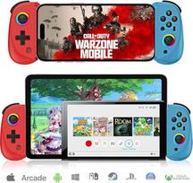 "arVin" mobilusis žaidimų valdiklis "iPad" / planšetiniam kompiuteriui [per 5-10 colių], telefono žaidimų valdiklis "iPhone" / "Android" su RGB "Hall Effect" valdikliu / turbo/6 ašių giroskopu / vibracija / transliacijos palaikymu PS4/PC