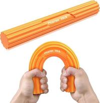 "Fitense Flex Therapy Bar" rinkinys, "FlexBar" rankų treniruoklis, pasipriešinimo juosta, teniso alkūnės terapijos juosta, sukimosi rankų treniruoklių juostos, skirtos teniso alkūnės, golfo žaidėjo alkūnės ir tendinito palengvinimui, sukibimo jėgos gerini