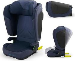 "Kinderkraft" UNITY2 I dydžio vaikiška kėdutė 100-150 cm, 15-36 kg, vaikiška automobilinė kėdutė su "Isofix" iki 12 metų, saugos sistemos, lengvai valoma, kvėpuojanti užvalkalo medžiaga, tamsiai mėlyna