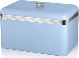 "Swan Retro Bread Bin", metalinė, mėlyna, 18 litrų talpos