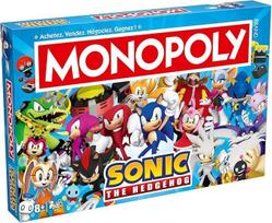"Winning Moves Monopoly Sonic" prancūzų kalba - stalo žaidimas "8 and More" - stalo žaidimas nuo 2 iki 6 žaidėjų - stalo žaidimai šeimoms prancūzų kalba, mėlyna