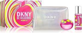 DKNY Be Delicious Orchard St by Donna Karan for Women - 3 dalių dovanų rinkinys: 3,4 oz EDP purškalas, 4,2 oz kvepalų dulksna, maišelis