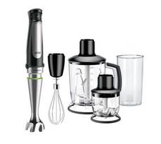 BRAUN MultiQuick 7 MQ 7045X 1.25 L Immersion Blender, 1000 W, Black, Stainless Steel