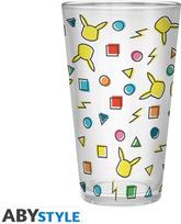 Abysse POKEMON Large Glass - Pikachu Pattern - 400 ml x2