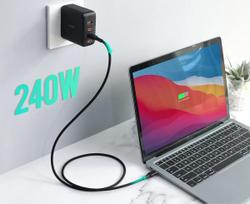 Aukey CB-SCC241 Circlet Blink Silicone USB C - USB C | 1m | 5A | 240 W PD | 20V