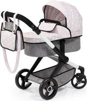 Bayer - Dolls Pram Xeo - Pink/Grey (17031AA)