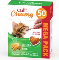 Catit - Catit Creamy Premium Treat for Cats - Chicken with Lamb - Mega Pack (50x10g)