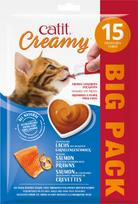 Catit - Catit Creamy Premium Treat for Cats - Salmon with Prawn - 15x10g